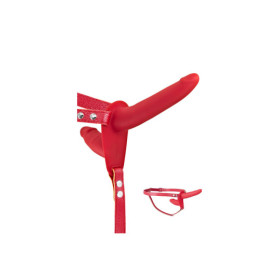 Double gode ceinture rouge 